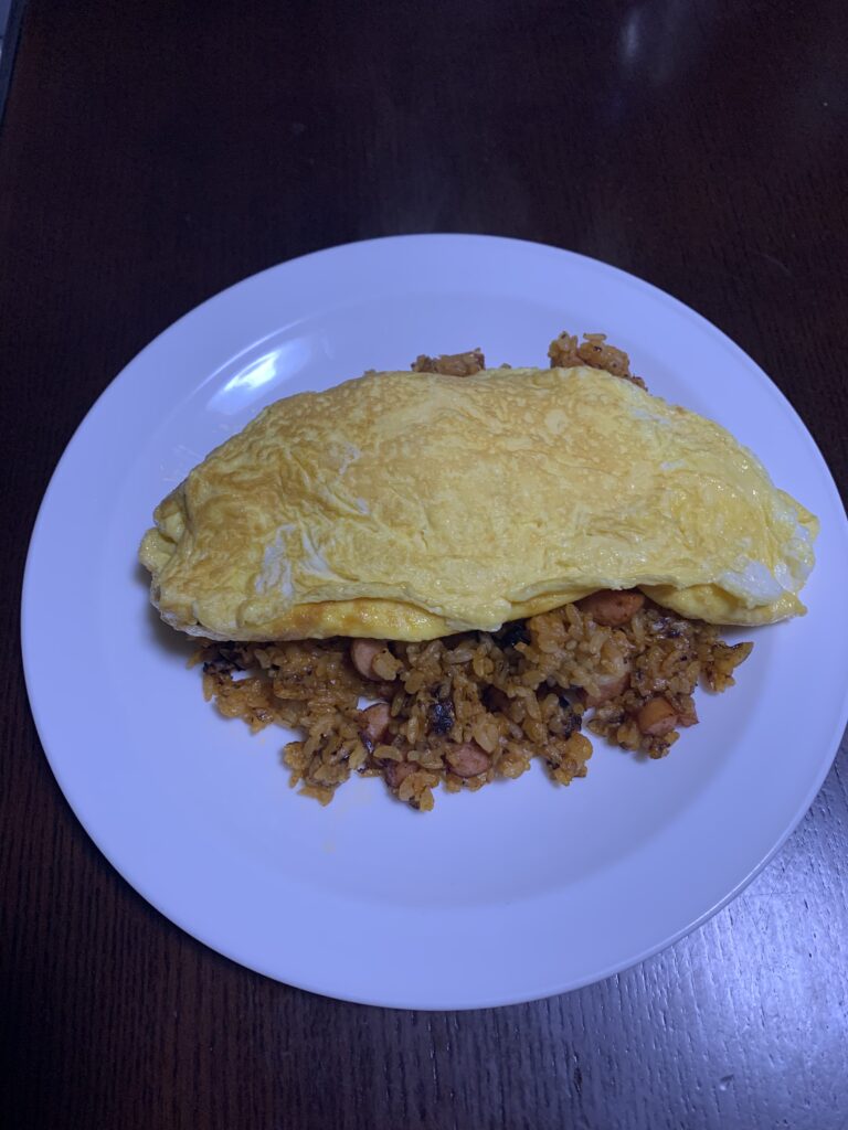 Omelette rice