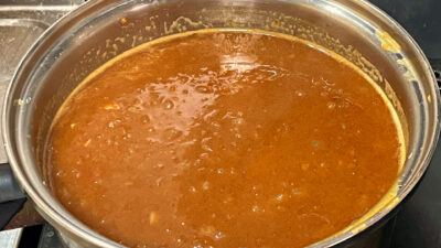 simmer curry roux
