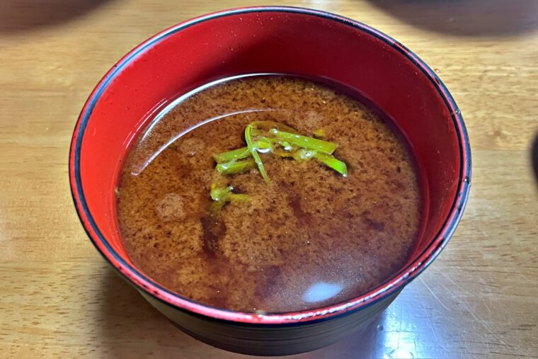 Mekabu miso soup