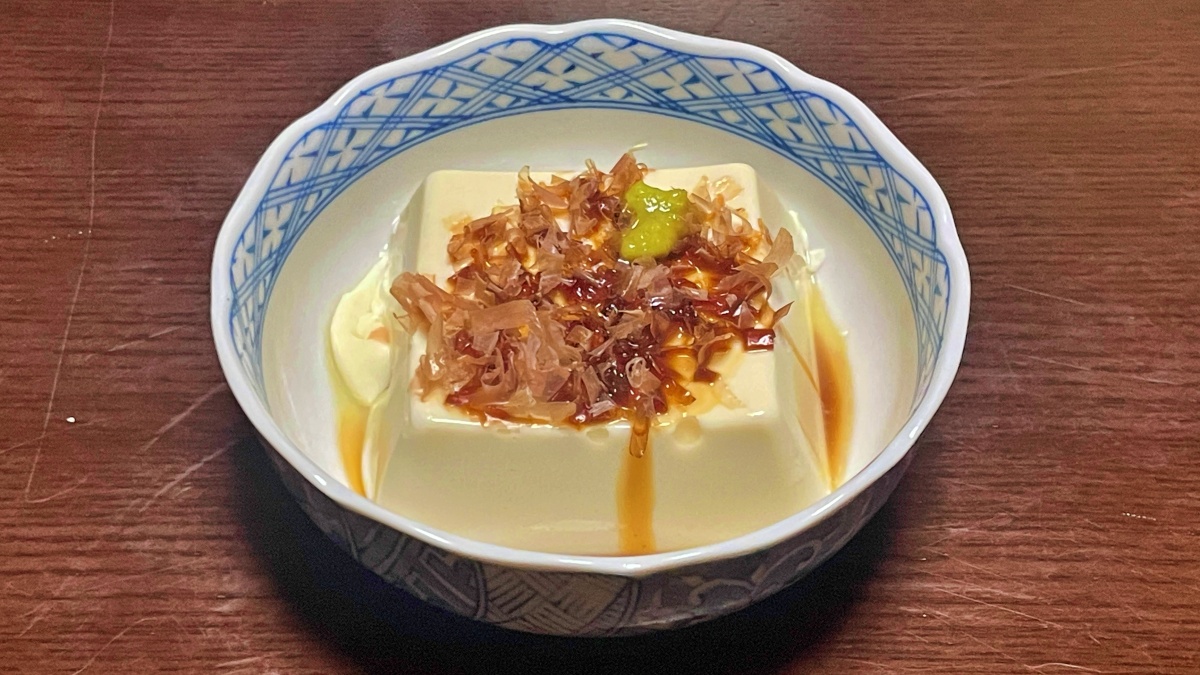 Eye-catching On-yakko (warm tofu)