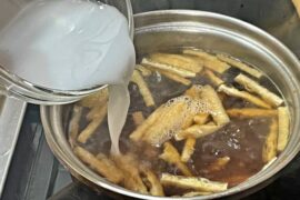 add potato starch to thicken